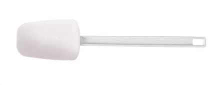 Spoon-Shaped Scraper with ABS Handle and TPR Blade | HENDI Kitchen Line | White | 357x75mm