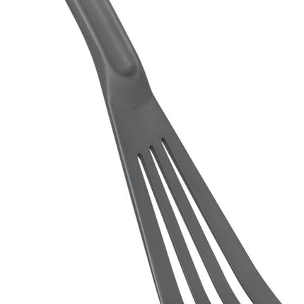 Slotted Spatula Reinforced Polyamide 300x90 mm | HENDI | Black