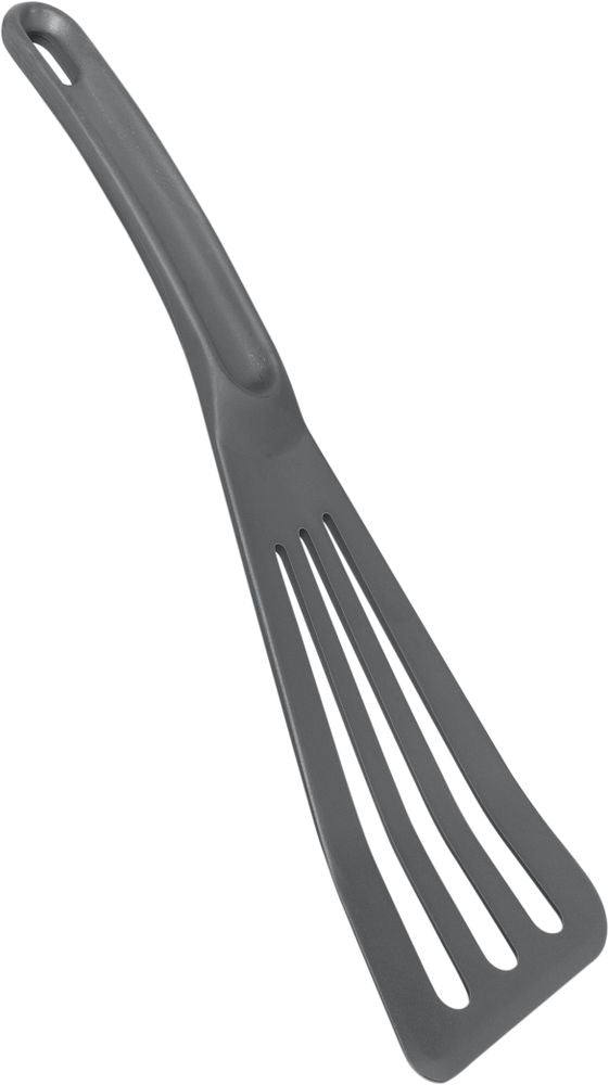 Slotted Spatula Reinforced Polyamide 300x90 mm | HENDI | Black