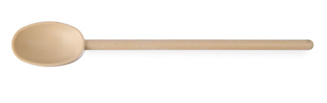 Reinforced Polyamide Spoon | HENDI | Wood Light Color | 385x60mm