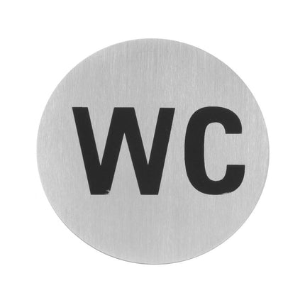 Toilets Door Sign | HENDI | Ø75mm