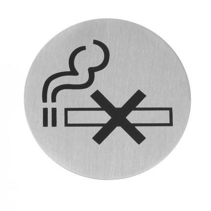 No Smoking Door Sign | HENDI | Ø75mm