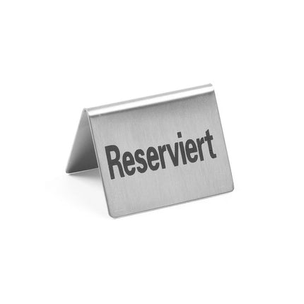 Table Sign Reserved | HENDI | 4 Pieces | 50x35x40mm
