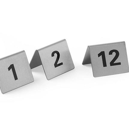 Table Stand Numbers 1-12 | HENDI | 50x35x40mm