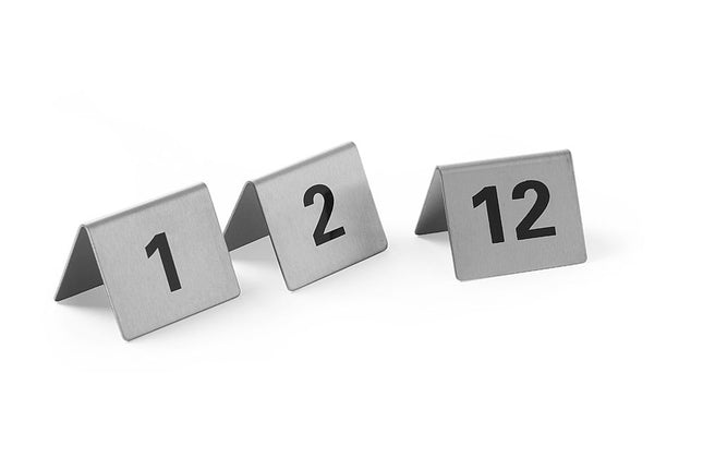 Table Stand Numbers 1-12 | HENDI | 50x35x40mm