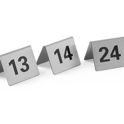 Table Stand Numbers 13-24 | HENDI | 50x35x40mm