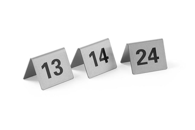 Table Stand Numbers 13-24 | HENDI | 50x35x40mm