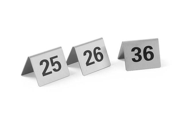Table Stand Numbers 25-36 | HENDI | 50x35x40mm