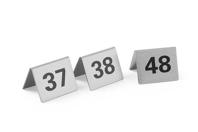 Table Stand Numbers 37-48 | HENDI | 50x35x40mm