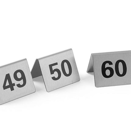 Table Stand Numbers 49-60 | HENDI | 50x35x40mm