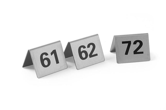 Table Stand Numbers 61-72 | HENDI | 50x35x40mm