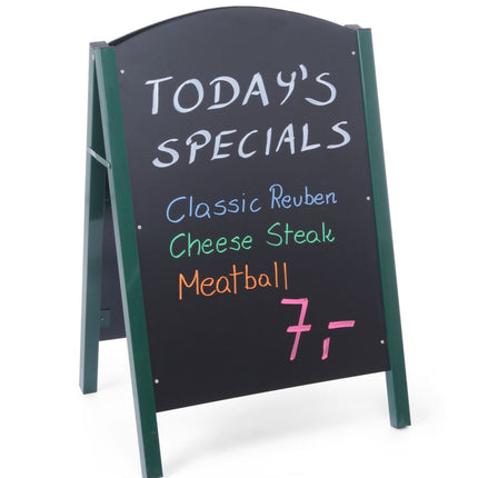 Large Pavement Blackboard with Steel Frame | HENDI | 700x500x1100 mm