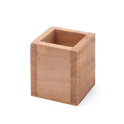 Wooden Cutlery Box 80x80x95mm | HENDI