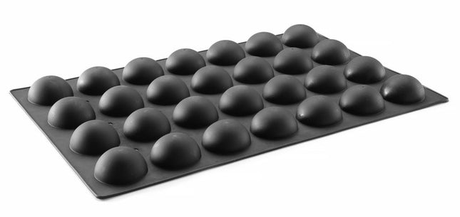 Semi-Sphere Silicone Mould | HENDI | 600x395x35mm | Round