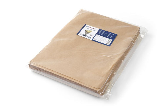 Greaseproof Paper Beige 250x350mm | HENDI | 500 Sheets