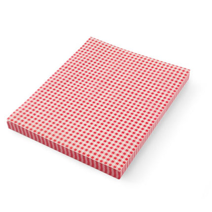 Greaseproof Paper | HENDI | 500 pcs. | 250x350mm | Chequered Pattern
