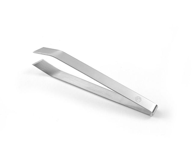 Fish Bone Tweezers with Slanted Head | HENDI | 120mm Length 2