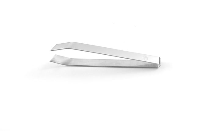 Fish Bone Tweezers with Slanted Head | HENDI | 120mm Length