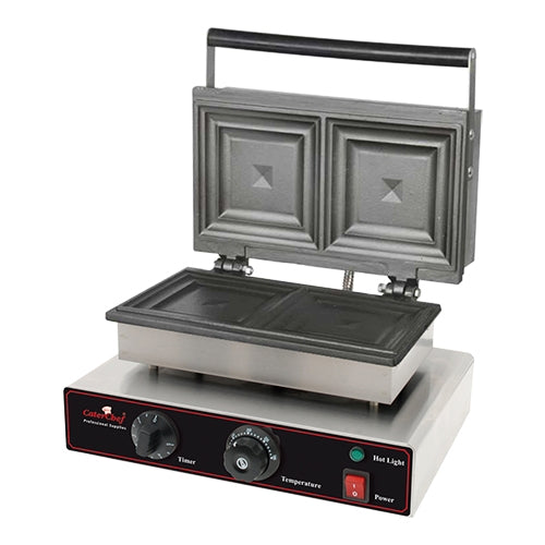 CaterChef Contact Sandwich Toaster | Nonstick Stainless Steel | 1550 W | 0° to 300°C 1