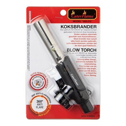 Kitchen Blowtorch | CaterFlame | Anti-Flare | Without Gas Container 1