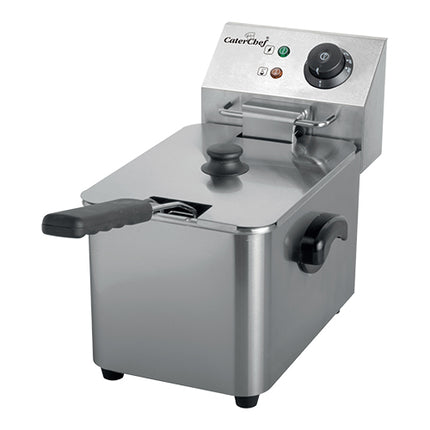 CaterChef Countertop Electric Fryer 5L | Stainless Steel | Cold Zone | 2,000 W 1