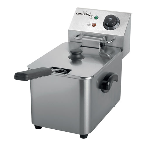 CaterChef Countertop Electric Fryer 5L | Stainless Steel | Cold Zone | 2,000 W 1