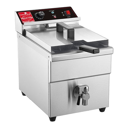 CaterChef Countertop Induction Fryer | Stainless Steel | 8 L | 3500 W 1