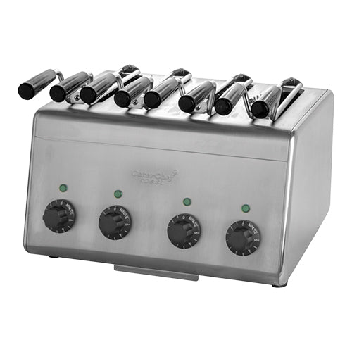 4-Tong Sandwich Toaster with Timer and Indicator Lights | CaterChef | Stainless Steel | 2800 W 1