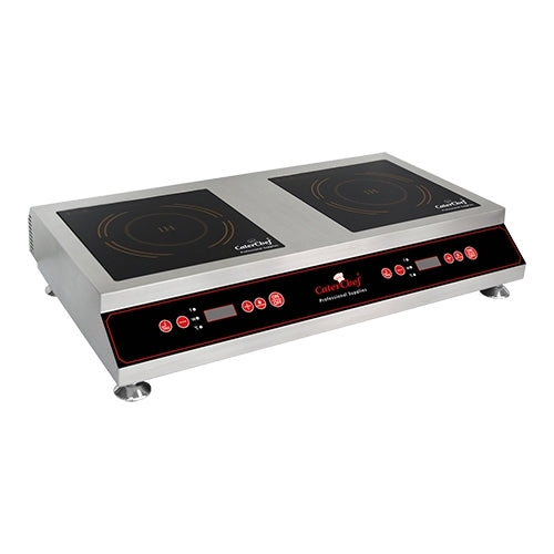 Countertop Induction Cooker, 2 Zones | CaterChef | Stainless Steel | 2 x 3500 W 1