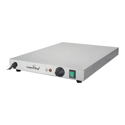 Stainless Steel Countertop Hot Plate | CaterChef 688075 | Bakerynorm 60 x 40 cm | 600 W, 30-75°C 1