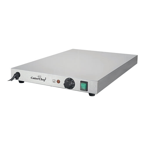 Stainless Steel Countertop Hot Plate | CaterChef 688075 | Bakerynorm 60 x 40 cm | 600 W, 30-75°C 1