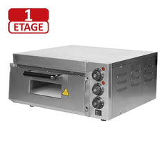 CaterChef Stainless Steel Pizza Oven with Chamotte Bottom | 2,000 W | 50-350°C | Chamber 12(H) x 40 x 40 cm 1