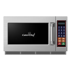 Programmable Microwave Oven 34 L | CaterChef | Stainless Steel | 1400 W Microwave Power 1