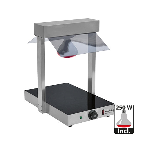 Countertop Food Warmer with Gantry and Sneeze Guard | CaterChef | 510W | 1/1 GN | 37.7 x 55 x H57 cm 1
