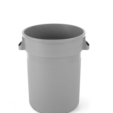 Round Waste Bin | AmerBox | 120L | Light Grey, Large Capacity