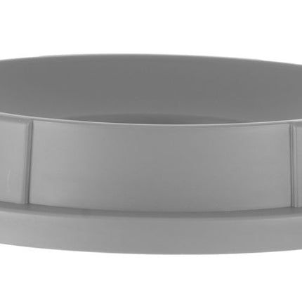 Open Cover for Round Waste Bin | AmerBox | Fits Model 691038 | Light Grey, Diameter 570mm