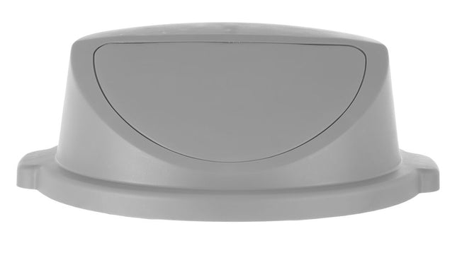 Push Lid for Round Waste Bin | AmerBox | Fits Model 691038 | Light Grey, Diameter 580mm