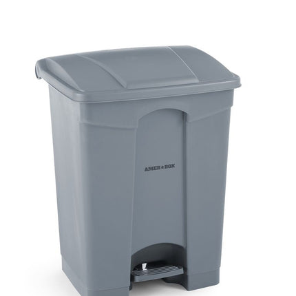 Pedal Bin 68L Light Grey | AmerBox | 490x410x660mm