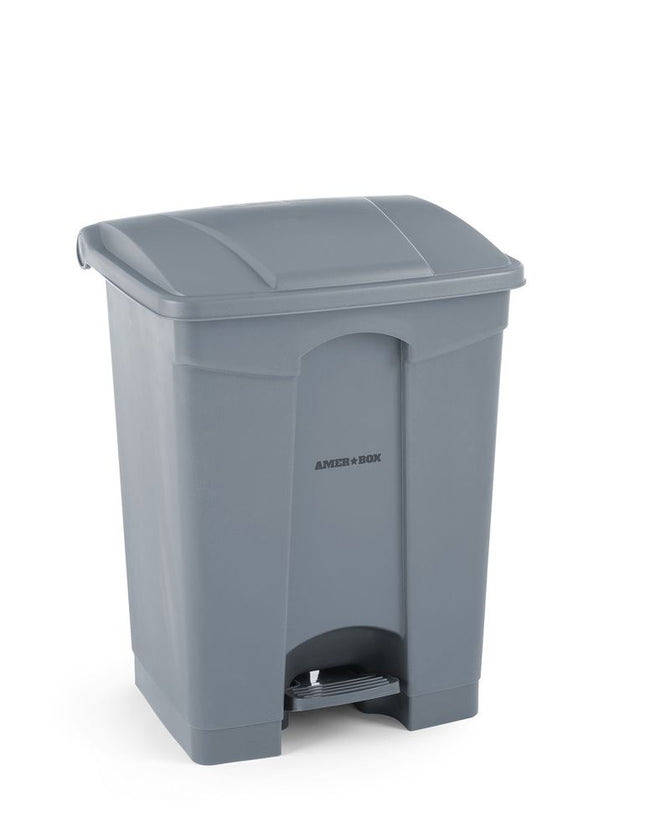 Pedal Bin 68L Light Grey | AmerBox | 490x410x660mm