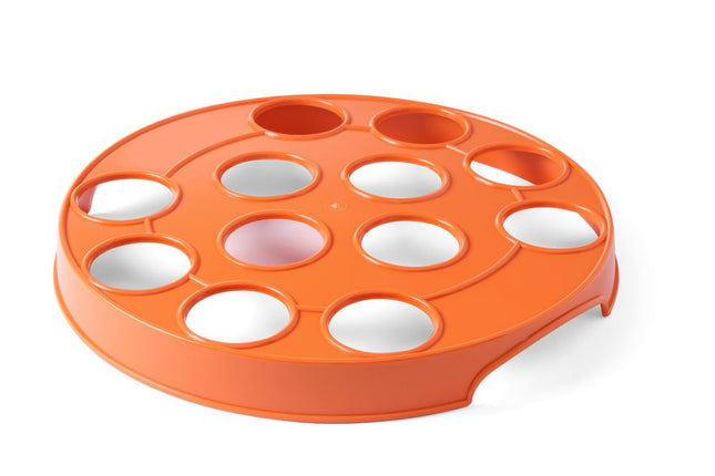 Beer Glass Carrier for 12 Glasses | BarUp | Orange | 315mm Diameter
