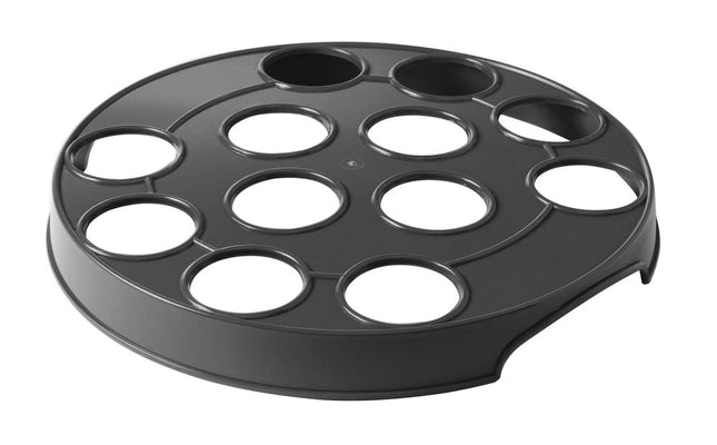 Beer Glass Carrier for 12 Glasses | BarUp | Black | 315mm Diameter