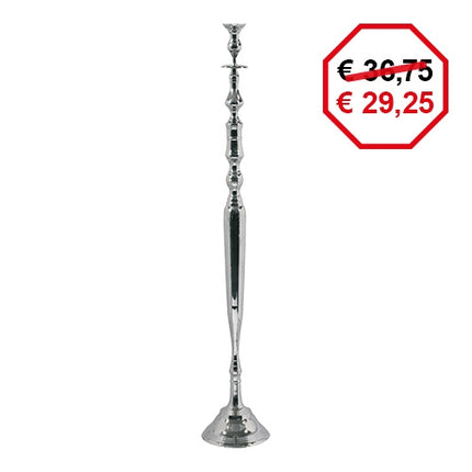 Nickel-Plated Brass Candle Holder | EMGA | H80 cm 1