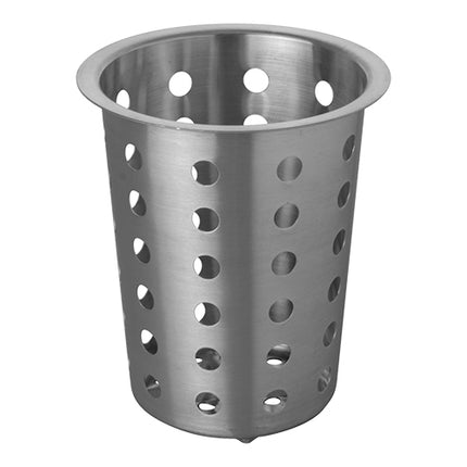 Stainless Steel Cutlery Cylinder | EMGA | Ø10 x H13.5 cm 1