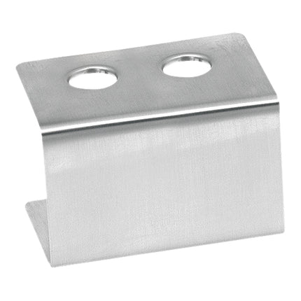 Stainless Steel Cornet Stand | EMGA | 2-Cone Capacity | 13.2 x 9.5 x H9 cm 1