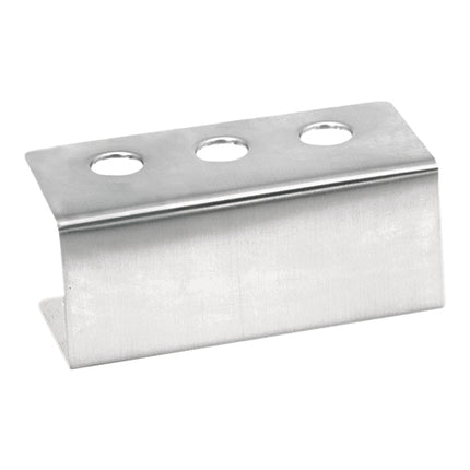 Stainless Steel Cornet Stand, 3-Cone Capacity | EMGA | 20 x 9.5 x H9 cm 1