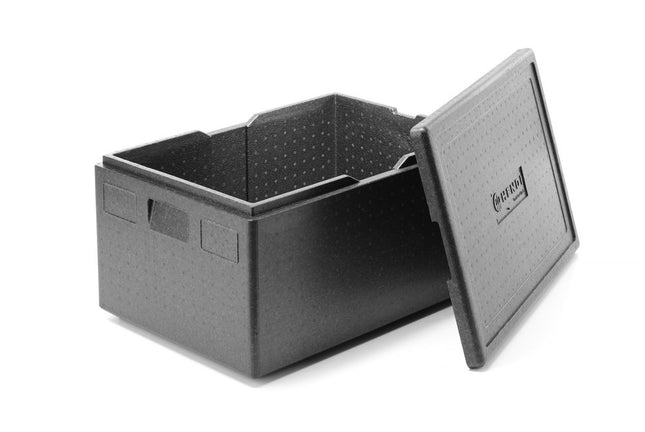 Thermal insulation container, HENDI, Kitchen Line, GN 1/1, 80L, Black, 685x485x(H)360mm