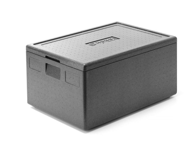 Thermal insulation container, HENDI, Kitchen Line, GN 1/1, 80L, Black, 685x485x(H)360mm