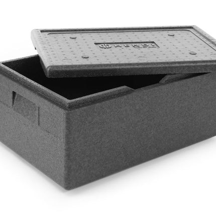 Termoizolacijska posoda, HENDI, Kitchen Line, GN 1/1, 40 l, črna, 600 x 400 x (V) 283 mm
