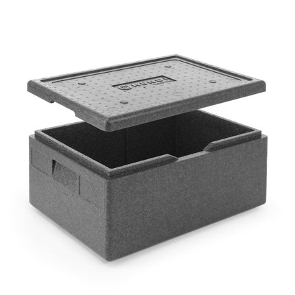 Termoizolacijska posoda, HENDI, Kitchen Line, GN 1/1, 40 l, črna, 600 x 400 x (V) 283 mm