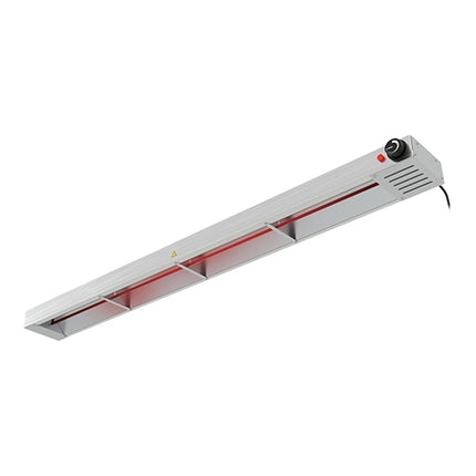 CaterChef Stainless Steel Infrared Overhead Food Warmer | Hanging Model | 1400 W | 148 x 17.4 x H6.5 cm 1